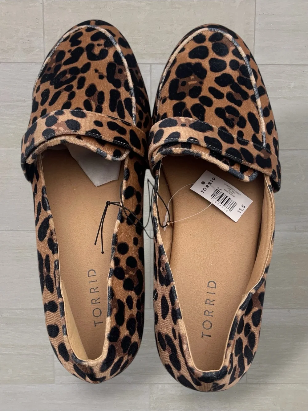 NWT Torrid Leopard Print Loafers Flats Wide Width 11.5W